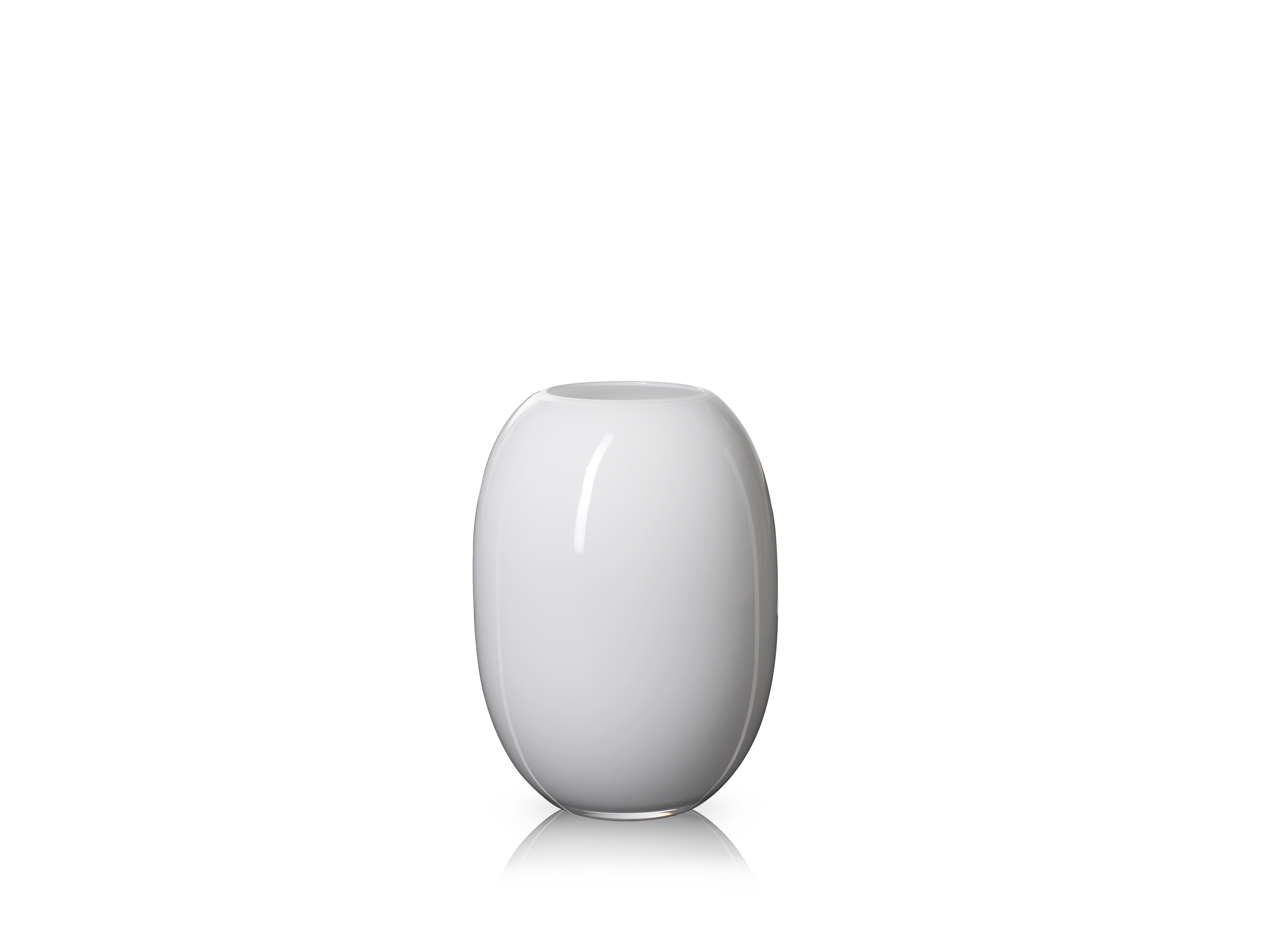 85101-PIET HEIN Vase 16 cm. Glass OPAL